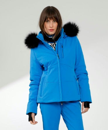 Poivre Blanc, Luxe Sport Line W23-1603-WO/S jacket women Smock Infinity  Blue blue
