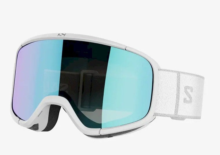 Hong Kong spørge hjælpeløshed Salomon Aksium 2.0 Ski Snowboard Goggles White Frame Uni Mid Blue Lens –  Coyoti.com